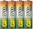 Перезаряжаемые аккумуляторы GP 270AAHC AA 4шт и зарядное устройство с USB кабелем 270AAHC/CPBA-2CR4 14