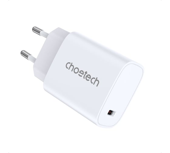 Сетевое зарядное устройство Choetech USB-C PD 20Вт, цвет белый Q5004-V5-EU-WH