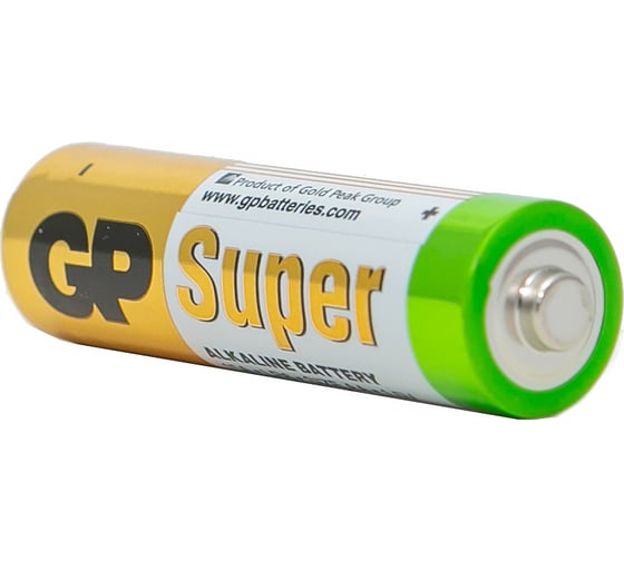 Алкалиновые батарейки GP Super Alkaline 15А АA - 12 шт. GP 15A8/4-2CR12
