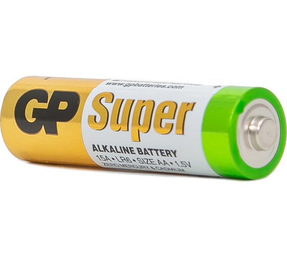 Алкалиновые батарейки GP Super Alkaline 15А АA - 8 шт. 15A4/4LNT-2CR8