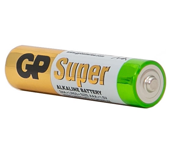 Алкалиновые батарейки Super Alkaline 24А ААA - 12 шт. GP 24A8/4-2CR12