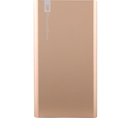 Внешний аккумулятор емкостью 5200 мАч, золотой, в алюминиевом корпусе GP GPFP05MGE-2CRB1