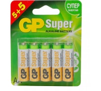 Алкалиновые батарейки GP Super Alkaline 15А АA - 10 шт. GP 15A5/5-2CR10