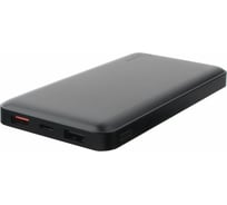 Портативный аккумулятор Gembird 10000мА/ч, USB1: QC, USB2: 2.1A, черный GPB-103