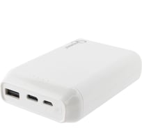 Портативный аккумулятор Gembird 10000мА/ч, USB, type-c, 2.1A, белый GPB-101C