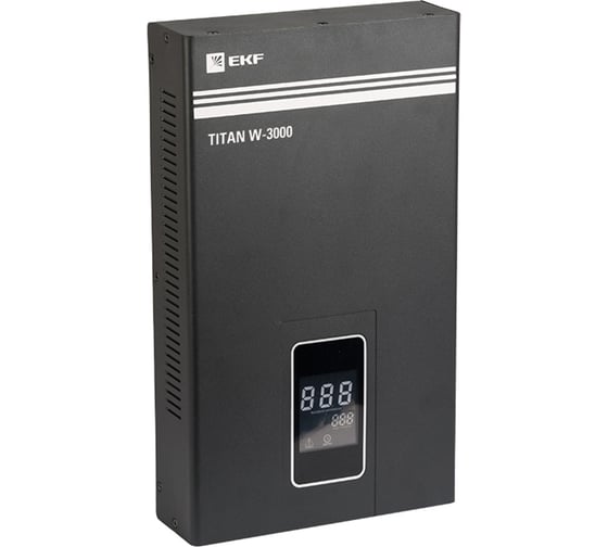 Настенный стабилизатор напряжения EKF TITAN W-3000 PROxima stab-w-3000