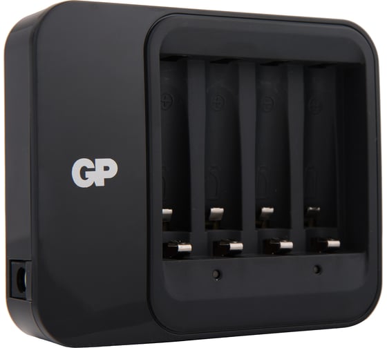 Стандартная зарядка GP PB550 для АА и ААА аккумуляторов и 4 аккумулятора 2500AA PB550GS250-2CR4
