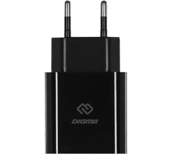 Сетевое зарядное устройство DIGMA DGW2C 20w, 3A (PD), USB-C, универсальное, черный, (DGW2C0F010BK) 1655939