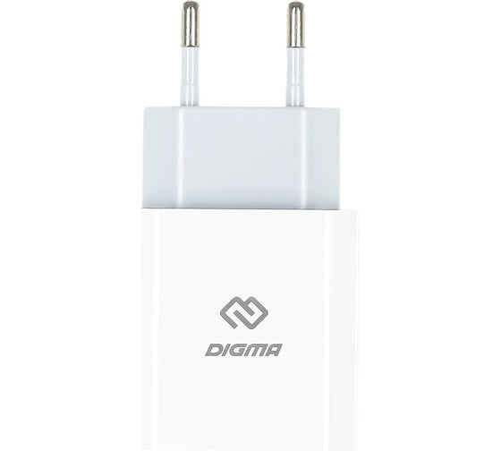 Сетевое зарядное устройство DIGMA DGW3C 30w, 3A (PD), USB-C, универсальное, белый, (DGW3C0F010WH) 1655952
