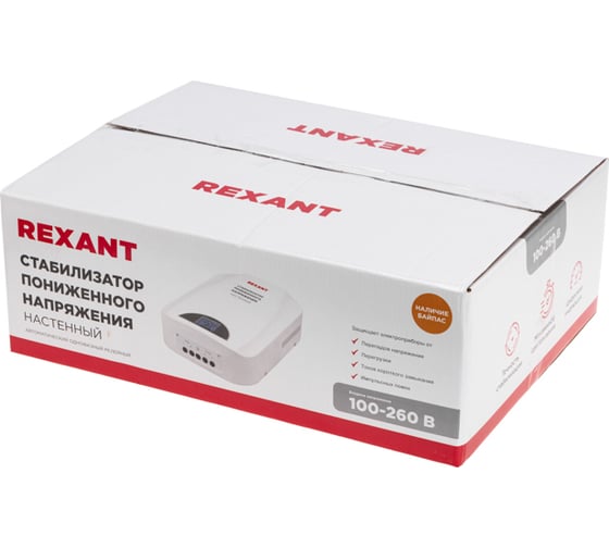 Настенный стабилизатор пониженного напряжения REXANT REX-WR-3000 11-5045
