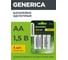 Батарейка GENERICA щелочная, alkaline, lr06/aa (4шт/блистер) ABT-LR06-ST-L04-G 2
