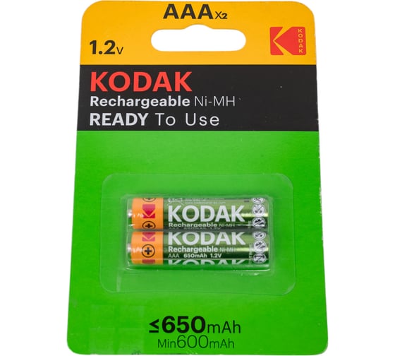 Аккумулятор Kodak HR032BL K3AHR2, 650mАh Б0009359 1