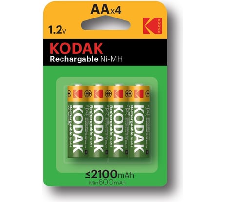 Аккумулятор Kodak HR64BL 2100mAh PreCharged KAAHRP4 Б0012142