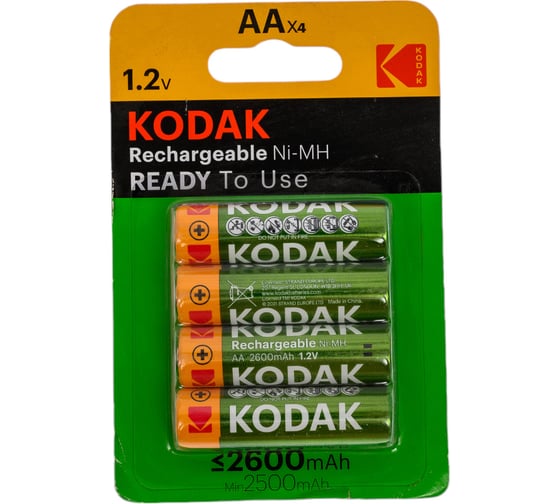 Аккумулятор Kodak HR64BL 2600mAh KAAHR4 Б0007871