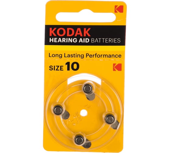 Часовая батарейка Kodak ZA104BL KZA104 Б0044790 1