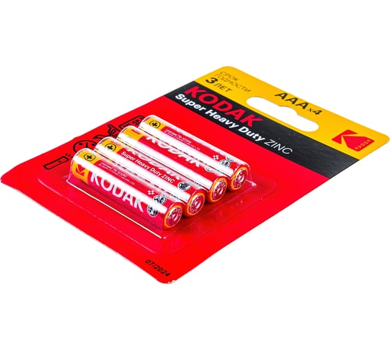 Солевая батарейка Kodak R034BL EXTRA HEAVY DUTY K3AHZ4 Б0005118