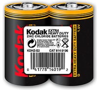 Солевая батарейка Kodak R202S EXTRA HEAVY DUTY KDHZ 2S Б0005138