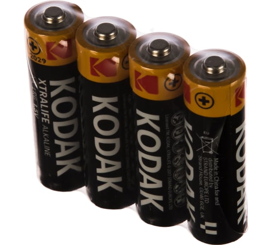 Щелочная батарейка Kodak LR660 4S colour box XTRALIFE KAA60 Б0029222