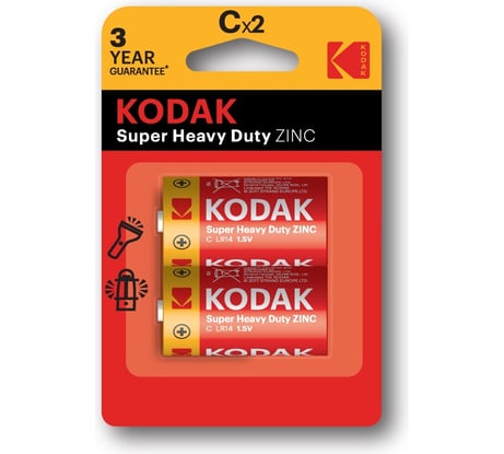 Солевая батарейка Kodak R142BL EXTRA HEAVY DUTY KCHZ2 Б0005136