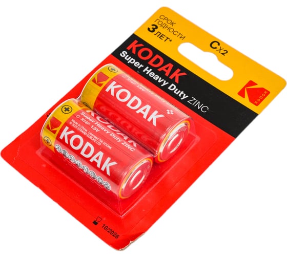 Солевая батарейка Kodak R142BL EXTRA HEAVY DUTY KCHZ2 Б0005136