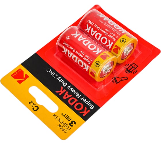 Солевая батарейка Kodak R142BL EXTRA HEAVY DUTY KCHZ2 Б0005136