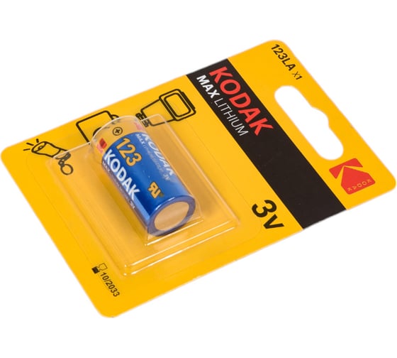 Литиевая батарейка Kodak CR123 K123LA Б0005146