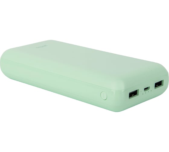 Внешний аккумулятор Perfeo Powerbank COLOR VIBE 20000 mah Mint 30017158 1