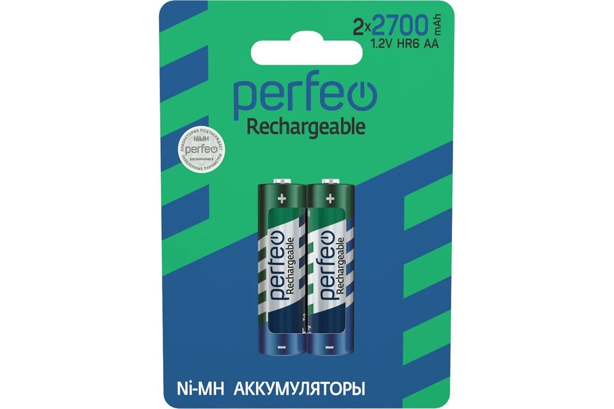 Аккумулятор Perfeo AA2700mAh/2шт