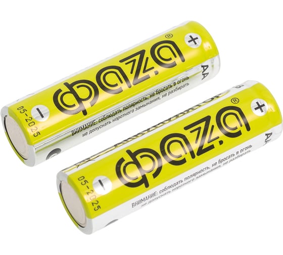 Аккумулятор ФАZА размера AA/HR6 1.2В 600мАч Ni-Cd S-2 (уп.2шт) 5007734 1