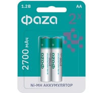 Аккумулятор ФАZА размера AA/HR6 1.2В 2700мАч Ni-MH BL-2 5003002