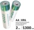 Аккумулятор ФАZА размера AA/HR6 1.2В 1300мАч Ni-MH BL-2 5002944 2