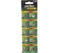 Алкалиновая батарейка PERFEO LR726 10 шт блистер 396A AG2 30 009 115