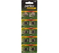 Алкалиновая батарейка PERFEO LR43 10 шт блистер 386A AG12 30 007 051