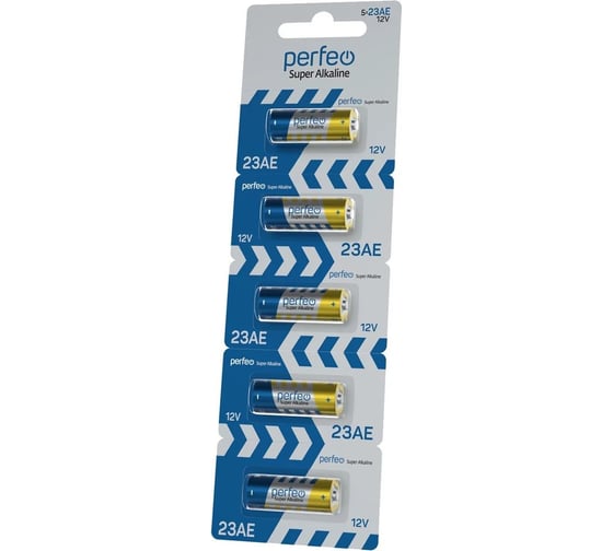 Батарейка PERFEO 23AE 5 шт блистер 30 006 799