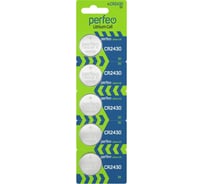 Батарейка PERFEO Литий CR2430 5 шт блистер 30 007 018