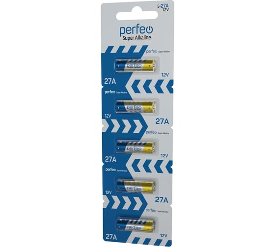 Батарейка PERFEO 27A 5 шт блистер 30 006 800