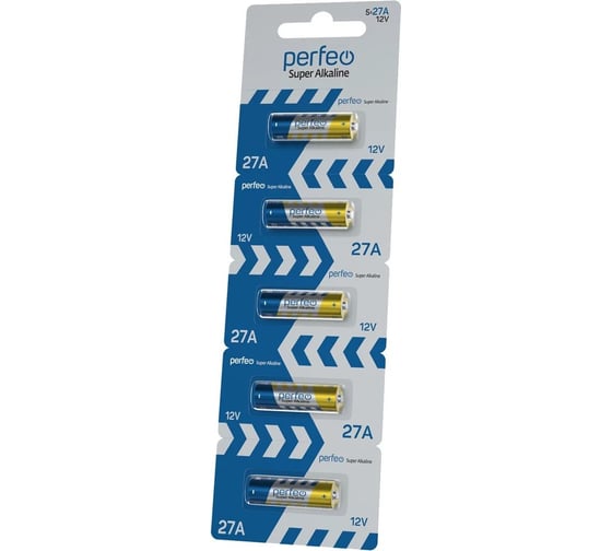 Батарейка PERFEO 27A 5 шт блистер 30 006 800