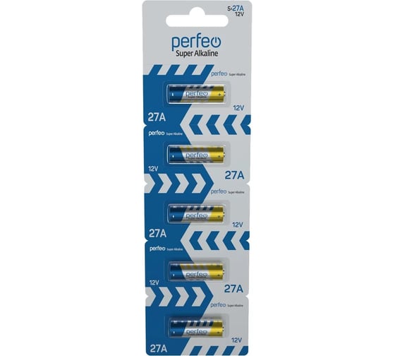 Батарейка PERFEO 27A 5 шт блистер 30 006 800