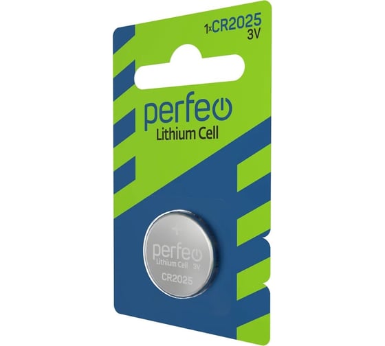 Батарейка PERFEO Литий CR2025 1 шт блистер 30 006 804