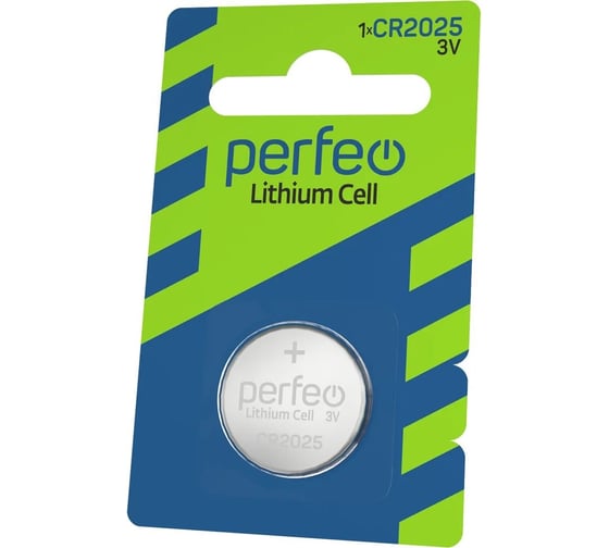 Батарейка PERFEO Литий CR2025 1 шт блистер 30 006 804