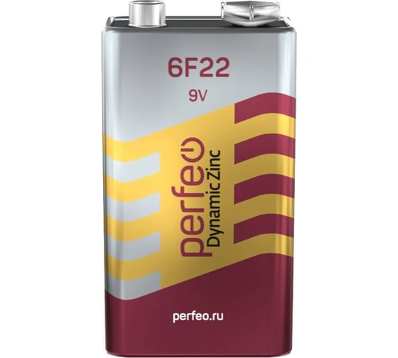 Батарейка PERFEO 6F22 1 шт в пленке 30 005 312