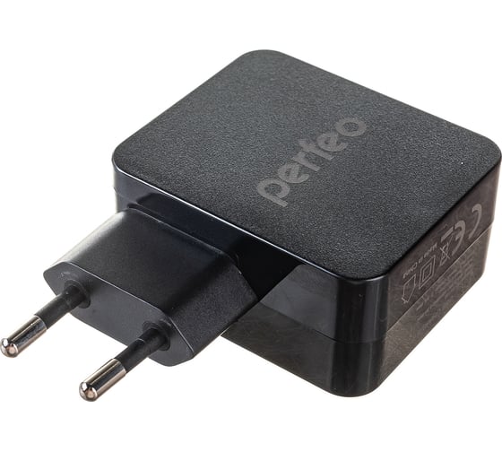 Сетевое зарядное устройство PERFEO с разъемом 3xUSB 4.8А черный CUBE 3 PF_A4135 30 011 217
