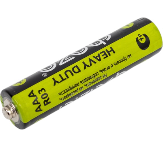 Элемент питания ФАZА солевой AAA/R03 1.5В Heavy Duty Shrink-4 (уп.4шт) 5002326