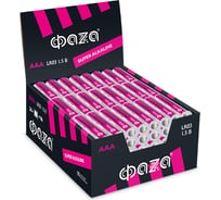 Батарейка ФАZА Элемент питания алкалиновый AAA/LR03 1.5В Super Alkaline box-96 (уп.96шт) DISPLAY 2854674