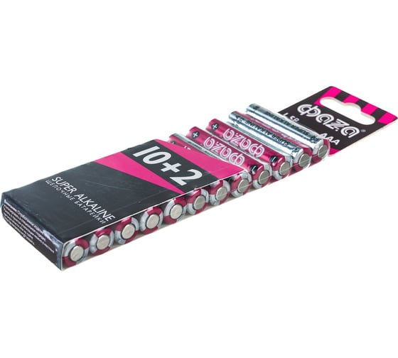 Алкалиновые элементы питания ФАZА LR03 Super Alkaline SBL-10+2 2854612