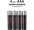 Батарейка Элемент питания алкалиновый AAA/LR03 1.5В Alkaline Shrink-4 ФАZА (пленка 4шт) 5024472 1