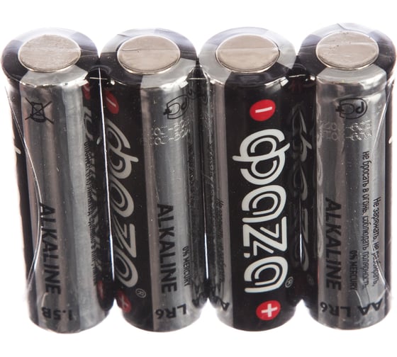 Алкалиновые элементы питания ФАZА LR 6 Alkaline Shrink-4 5024502