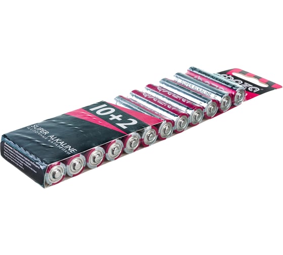 Алкалиновые элементы питания ФАZА LR 6 Super Alkaline SBL-10+2 2854582