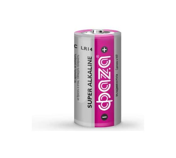 Батарейка ФАZА Элемент питания алкалиновый C/LR14 1.5В Super Alkaline BL-2 (уп.2шт) 2858504