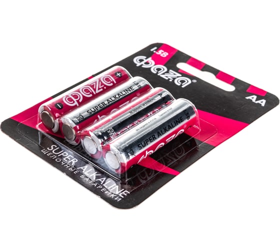 Алкалиновые элементы питания ФАZА LR 6 Super Alkaline BL-4 5000285